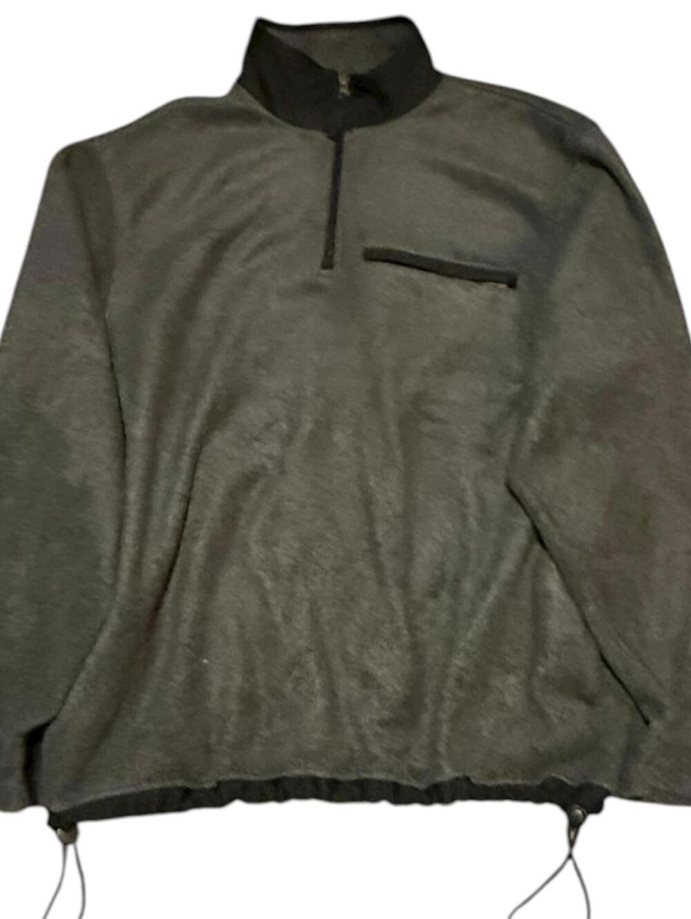 Old Navy Gray Quarter Zip Fleece Pullover Size Large